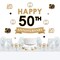 Big Dot of Happiness We Still Do - 50th Wedding Anniversary - Peel and Stick Anniversary Party Decoration - Wall Decals Backdrop